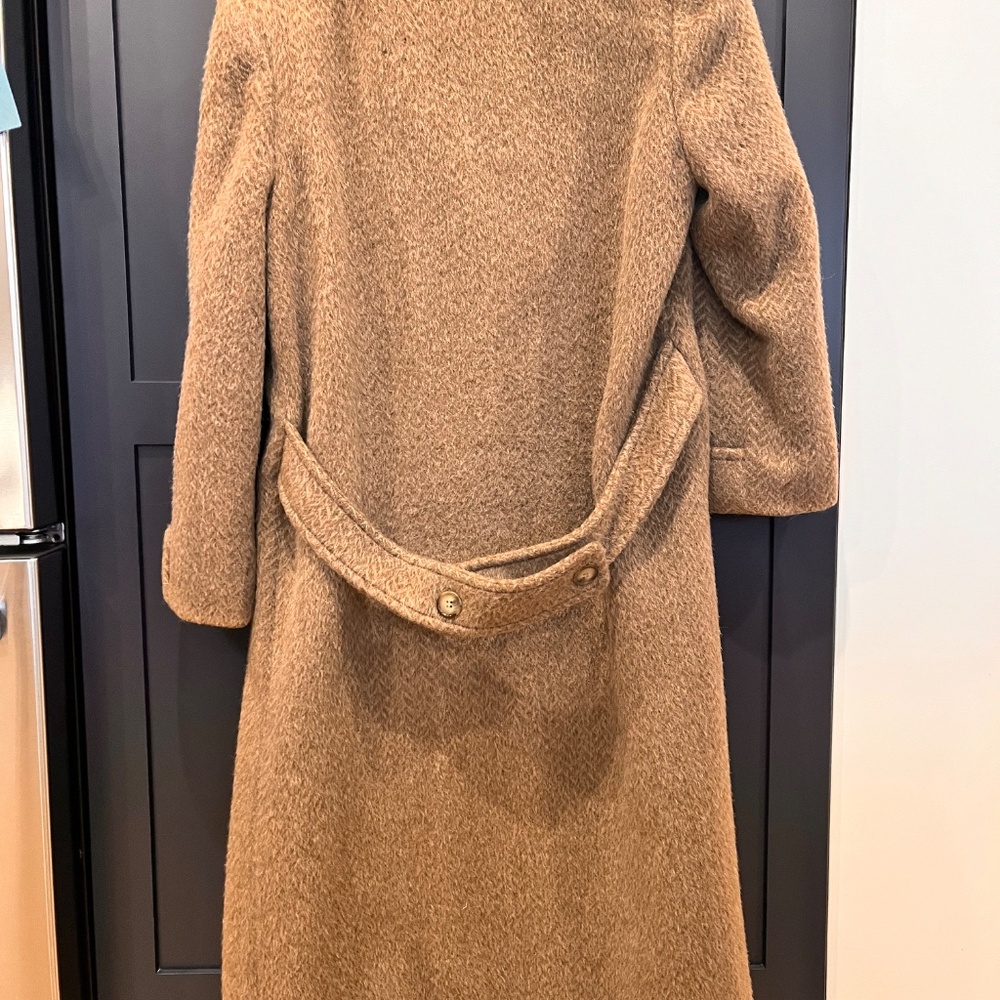 Paul Levy Designs Wool Coat With Real Fur Collar View 3